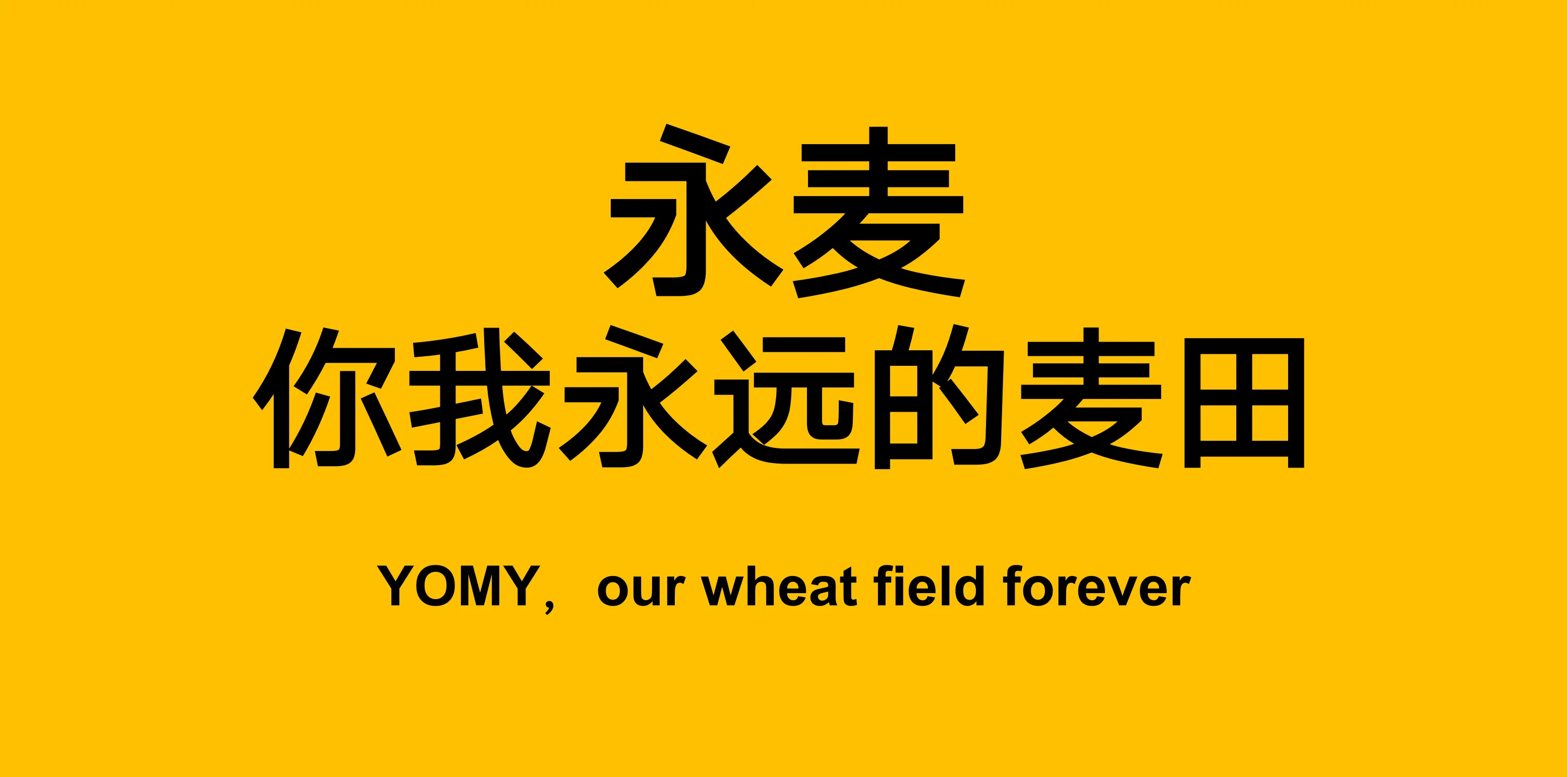 YOMY, Our Wheat Field Forever
